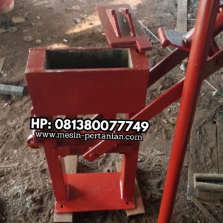 Alat Cetak Batako Manual Press Genjot Ukuran 25x12x10 cm